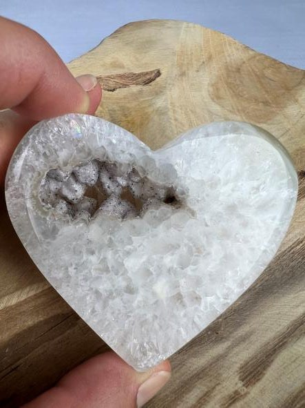 Agaat - Hart - Agate - Heart - Kristallen - Edelstenen - Kwarts