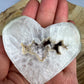 Agaat - Hart - Agate - Heart - Kristallen - Edelstenen - Kwarts