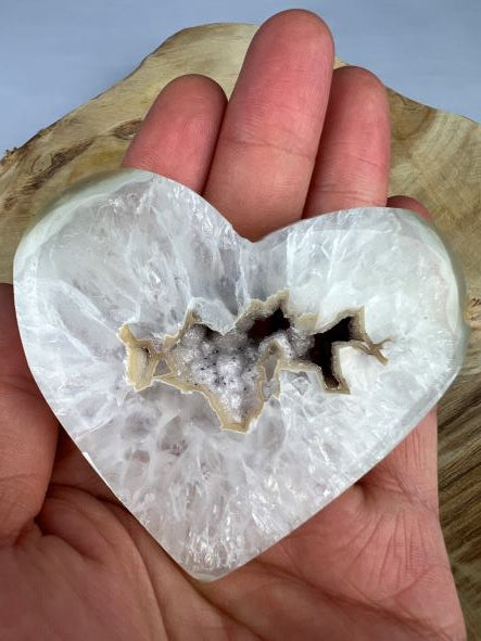 Agaat - Hart - Agate - Heart - Kristallen - Edelstenen - Kwarts