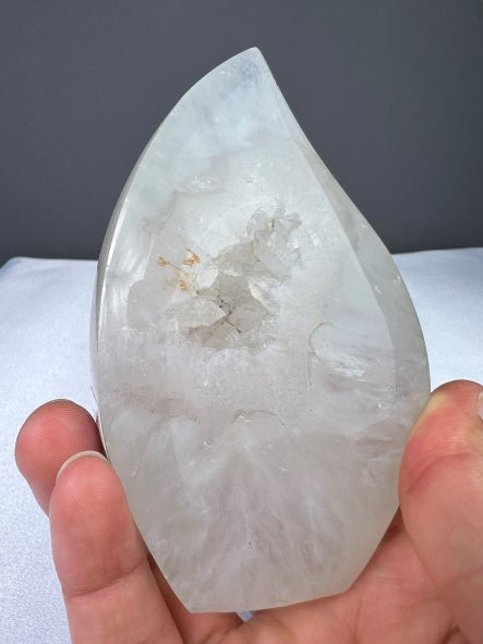 Agaat Vlam - Agate Flame - Agaat - Vlam - Druzy Agaat Vlam - Kristallen -  Kwarts