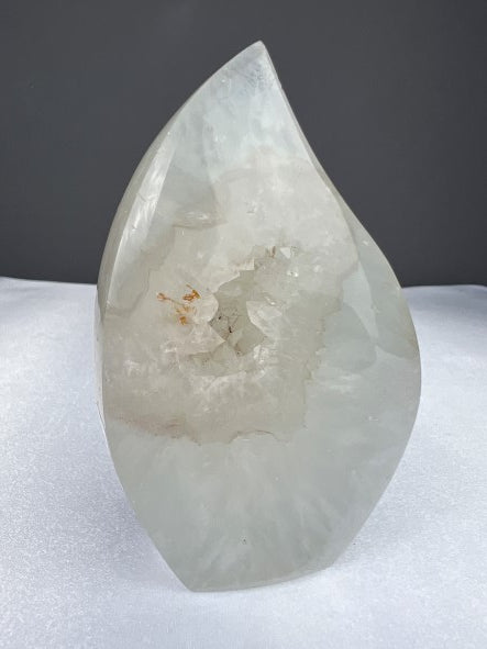 Agaat Vlam - Agate Flame - Agaat - Vlam - Druzy Agaat Vlam - Kristallen -  Kwarts