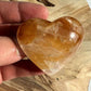 Golden Healer Hart - Limonietkwarts Hart - Golden Healer Heart - Edelstenen