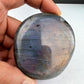 Labradoriet - Labradoriet palmsteen - Labradoriet handsteen - Labradorite - Palmstone - Handstone