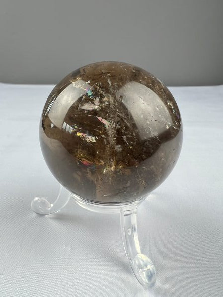 Rookkwarts - Rookkwarts Bol - SmokeyQuartz - Fantoom Quartz - Bol - Edelstenen