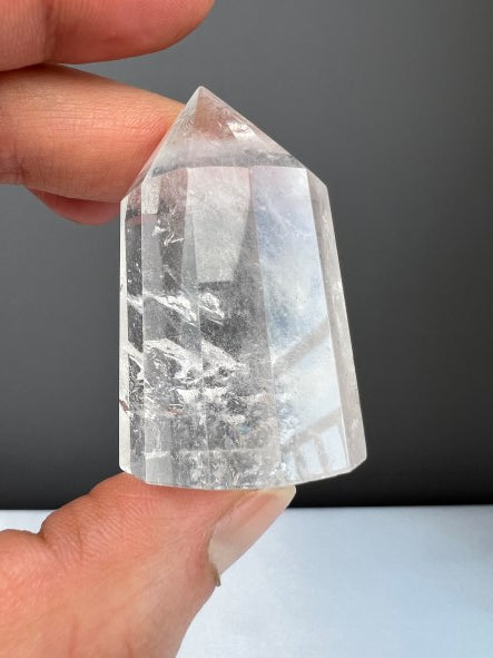 Bergkristal - Bergkristal Vogel - Bergkristal Vogel Toren - Clear Quartz - Clear Quartz Vogel Tower 